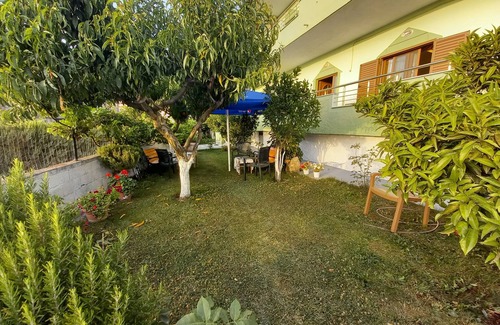 Ksamil Apartment | Two bedroom apartment with large living room suitable for family with GardenView