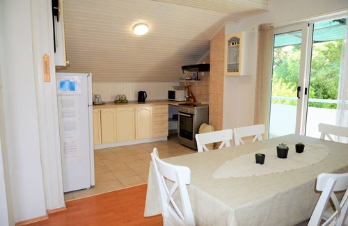 Marina Apartment | Two bedroom apartment with terrace and sea view Marina, Trogir (A-10238-a)