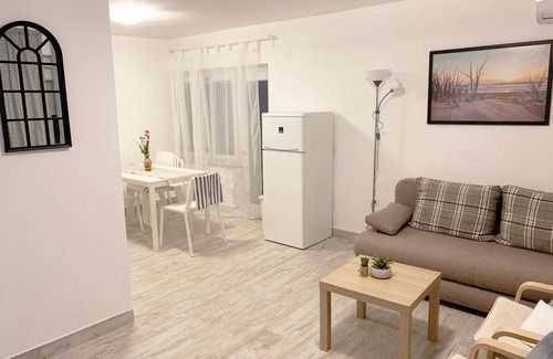 Krk Apartment | Two bedroom apartment with balcony and sea view Krk (A-22395-b)