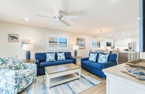 Sanibel Condo | Two-bedroom corner, that provides ample space with custom built-in closets.