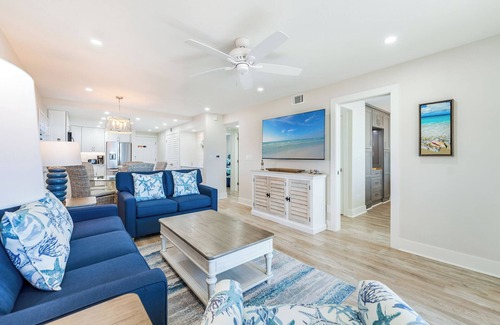 Sanibel Condo | Two-bedroom corner, that provides ample space with custom built-in closets.