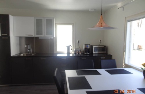 Merikarvia House | Two bedroom house with outside whirlpool bath and big sauna.