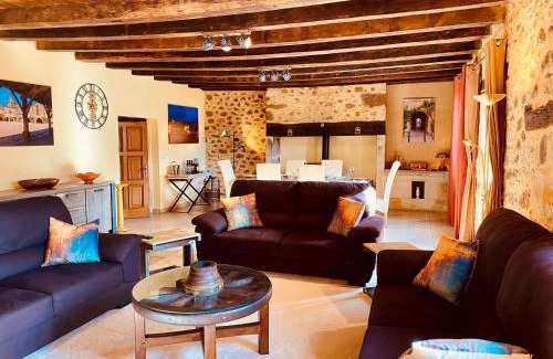 Capdrot House | Two Holiday Homes with 6 Bedrooms, Air Con & Private Heated 10x4M Salt Water Pool - 40 Mins from Bergerac