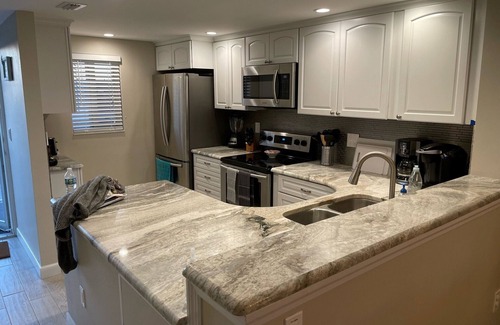 St. Augustine Beach Condo | Two pools - oceanfront! Luxury beachfront rental, stocked like your home