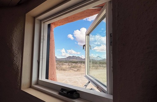 Alpine Cabin | TWO Private Lux Organic Earth Domes - 5 Starry Secluded Acres in Terlingua