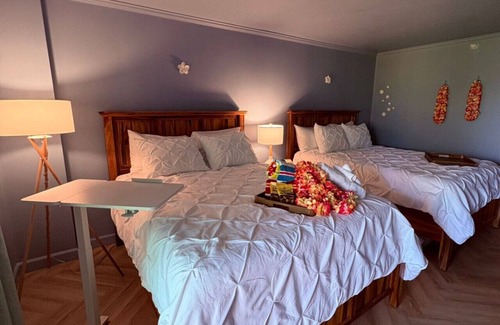 Hanamaulu Hotel | Two Queen Beds w Spectacular Views and Amenities NO RESORT FEES