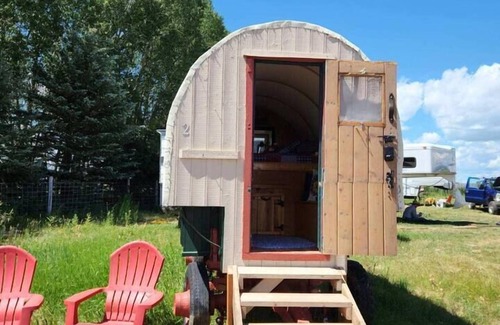 Tetonia House | Two Sheep Wagons ⁓Teton Views⁓Glamping at its best
