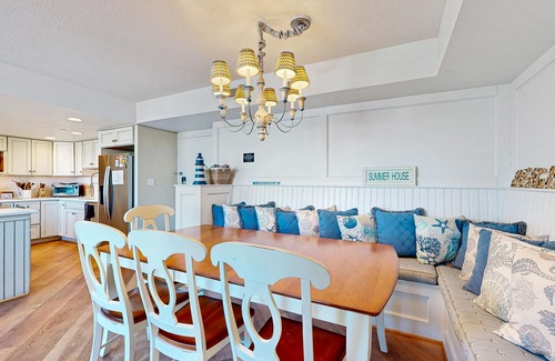 North Ocean City Condo | Two-story beachfront penthouse with ocean & bay views, pools & game room