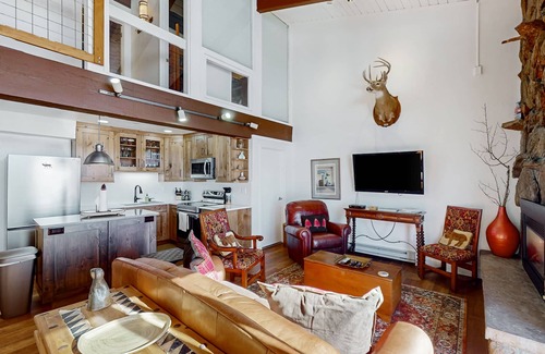 Steamboat Springs Condo | Two-Story Ski-In Condo w/Free WiFi, Gas Fireplace, Private W/D, Shared Hot Tub