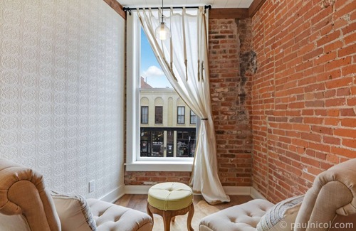 Galena Condo | Two Story Suite Overlooking Historic Main Street Galena, IL. Sleeps 16!