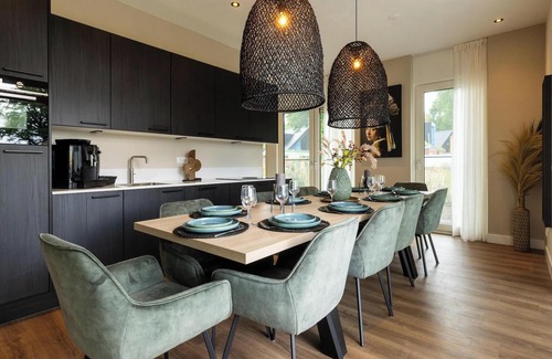 Wekerom House | Two villas, two pools – luxury spa escape for 24 guests, wheelchair accessible.