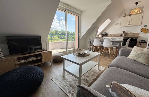 La Foret-Fouesnant Apartment | Ty Amann, overlooking the bay 2* in the heart of Forêt-Fouesnant!