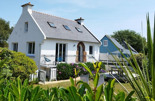 Trelevern House | Ty Gwenn - House sea view 3 bedrooms 🔑 800m port/beaches Pink Granite Coast