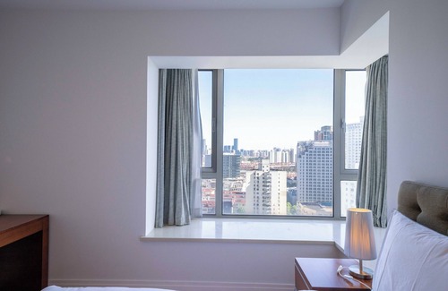 Xujiahui Bed & Breakfast | Tyms Bright 2BR 1BA Apt Yongxin Century