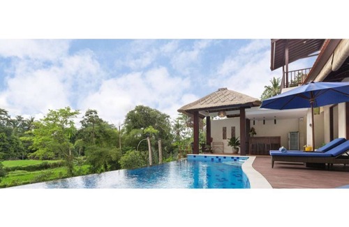 Melayang House | UBUD VILLA PADI 4BR JUNGLE VIEW INFINITY POOL