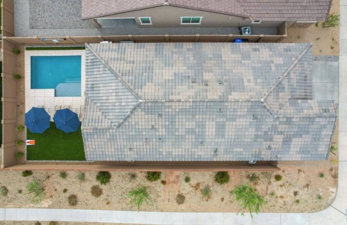 Desert View House | Ultimate Family Getaway: Luxurious 4BR Home with Pool & Mountain Views!