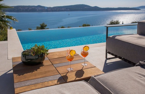 Seget Donji Villa | Ultraluxury Villa Elyzeum with Heated Pool