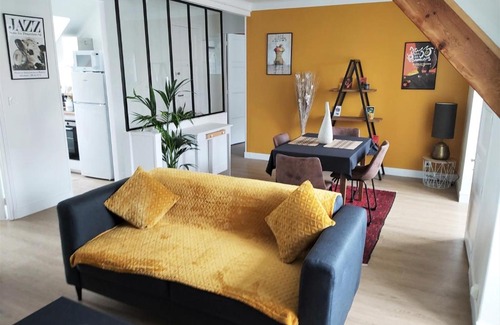 Coutances Apartment | "Un Air de Jazz" Appartement T2 en plein Centre-Ville rénové