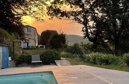 Chirols House | Un coin de paradis en Ardèche avec vue imprenable