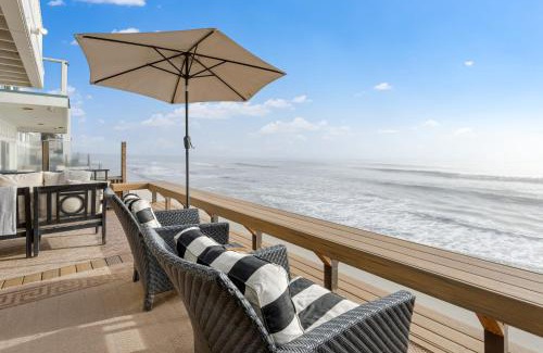 Capistrano Beach House | Unbeatable Beachfront Bliss w Ocean Views Luxe Interiors Patio Beach Road