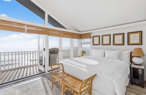 Capistrano Beach House | Unbeatable Beachfront Bliss w Ocean Views Luxe Interiors Patio Beach Road