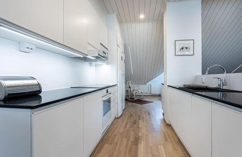 Downtown Kuopio Apartment | Uniikki kattohuoneisto ydinkeskustassa, lämmin pysäköinti, max 6 hlöä