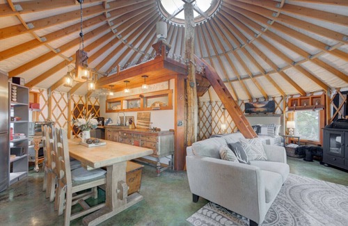 Bozeman RV Rental | Unique 2Bds/1Bath Yurt | Kitchen, Wifi, Views!
