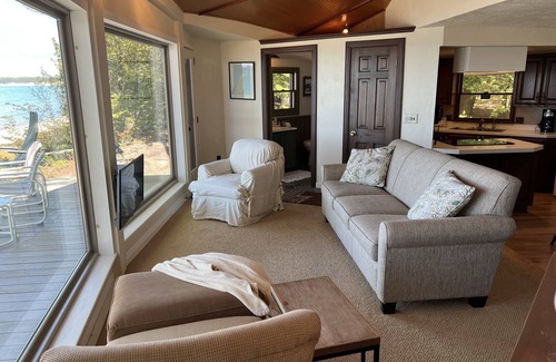 Northport Cabin | Unique Cabin with Private Beach on Lake Michigan