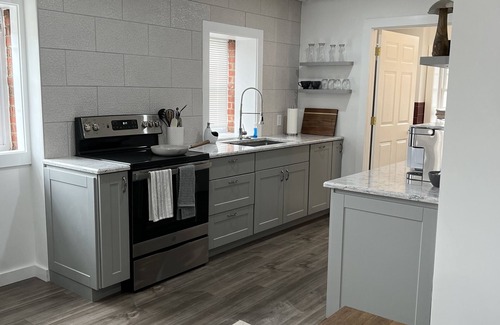 Luray Apartment | Unique downtown stay in historical building just minutes to Luray Caverns