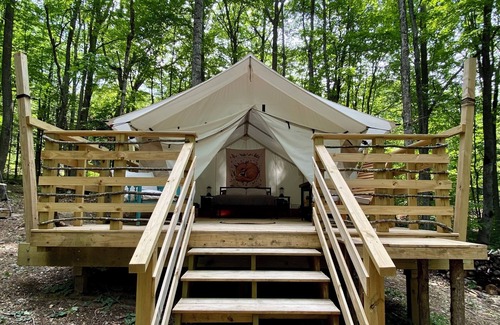 Damascus RV Rental | Unique Private Glamping Experience Nestled in the Blue Ridge Highlands.