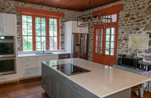 Rome City House | Unique Private Island Home on Midwest Sport Lake with Pontoon Boat included!