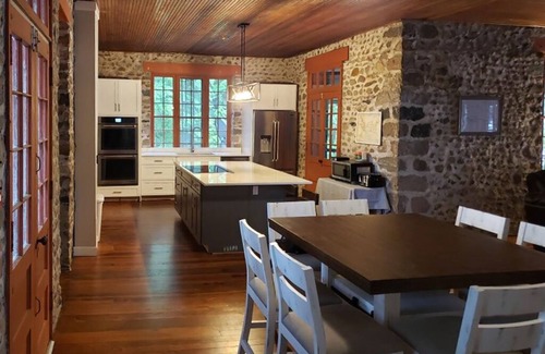Rome City House | Unique Private Island Home on Midwest Sport Lake with Pontoon Boat included!