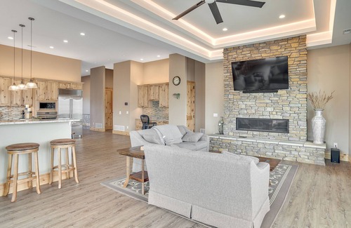 Spearfish House | Unique Property w/Incredible Black Hills View, High-End Finishes, Open Plan!