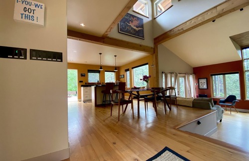 Okanagan-Similkameen Ski Chalet | Unique riverside chalet with 1 acre of private forest