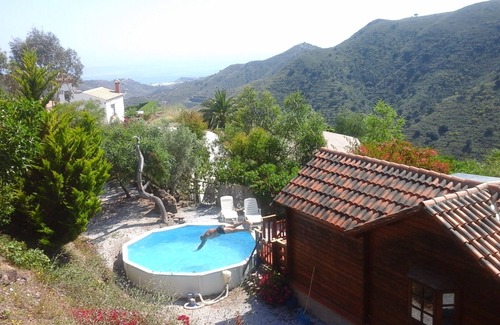 Competa Cabin | Unique Wooden Cabin, 4 Miles From The Beach, Stunning Views, Unlimited WIFI.