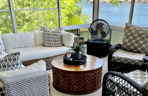 Lake Ozark House | Unmatched Lakefront 3 bed/3 bath, 2 King Home of HH! Private Dock w/Slip