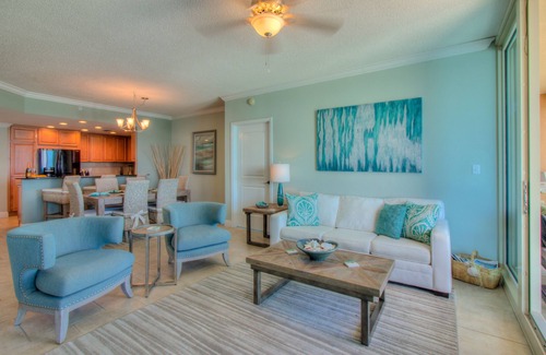 Pensacola Beach Condo | Unobstructed Gulf Front Views from the 18th Floor! Coastal Chic Furnishings!