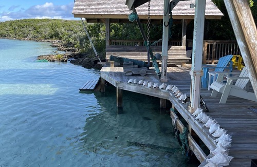 Cherokee House | Unparalleled views in Abaco! Private 4 acre estate with beach, dock and cabana.
