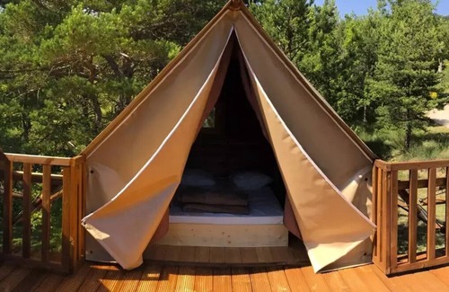 Rosans Cabin | Unterkunft in der Höhe "Le Nid" 34m2 - LV - 3 Schlafzimmer - Terrace - schattiert 6 Personen