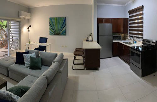 Barbican Apartment | Unwind and de-stress at this private retreat in the heart of uptown Kingston.
