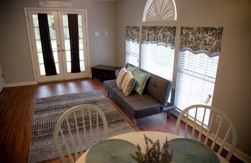 Greenwood House | Unwind and de-stress. Relaxing, private modern farmhouse style suite