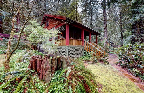 Marmot Apartment | Unwind in nature's embrace at a 1925 cabin with hot tub & river views