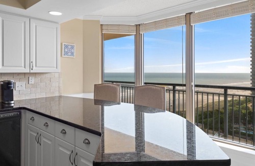 Arcadian Shores Condo | Up to $500 in Free Daily Activities - Oceanfront | Brighton Tower | 2 MBR Suites |Coastal Vibe|B1108