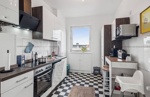 Center Apartment | Up to 6 people directly at the park