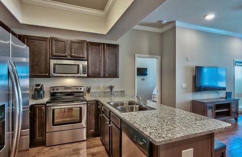 Miramar Beach Condo | Updated Alerio Condo Across from Beach! Near Pool, Hot Tub, Private Balcony.