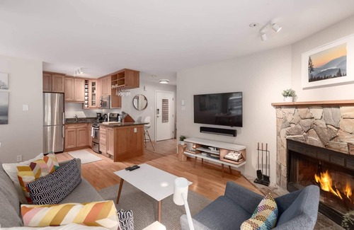 Whistler Creekside House | Updated, bright & cozy corner unit with private bike/ski storage and free parking