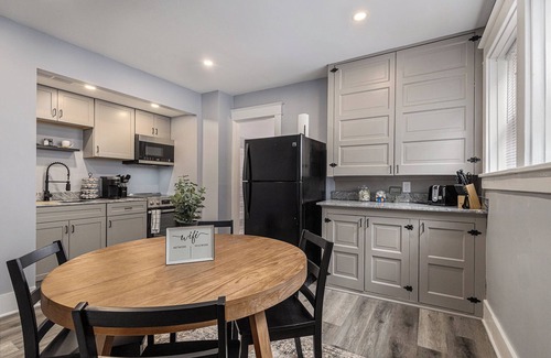 Michigan City Apartment | Updated, Close to Beach & Downtown, Washer/Dryer