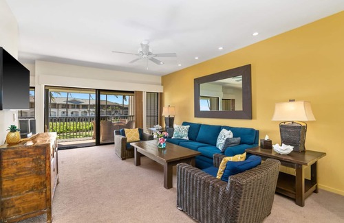 Poipu Condo | Updated condo with ocean views off both lanais!