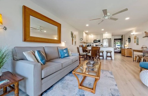 Kihei Apartment | Updated Ground Floor Kihei Gem, 300 steps to Kam III beach!