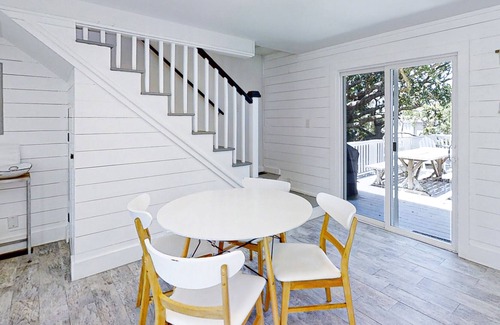 Folly Beach House | Updated home among the oaks with ocean view & large deck - 1 block to beach
